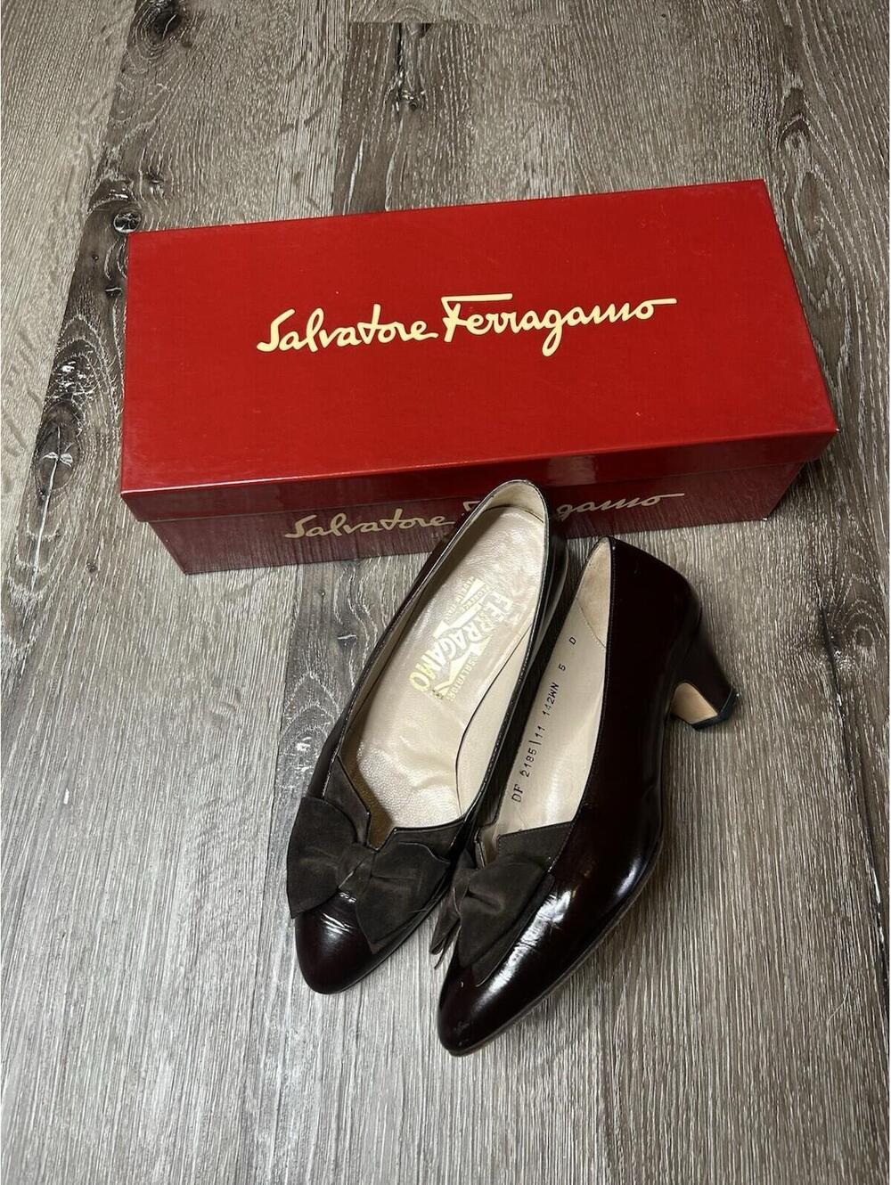Salvatore Ferragamo Women’s Pumps Soffio Bow US 5 EU 35